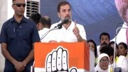 Congress Aims To Have 50% Women CM in 10 Years, Says Rahul Gandhi (Watch Video)