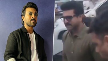 Game Changer: Ram Charan Visits Chamundeshwari Temple During the Film’s Shoot in Mysore (Watch Video)