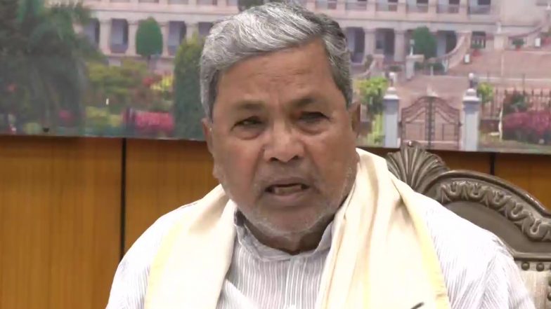 Republic Day 2024: Karnataka CM Siddaramaiah Writes To Rajnath Singh over Rejection of State Tableau for Republic Day Parade, Says 'Decision Has Hurt Sentiments of Kannadigas'