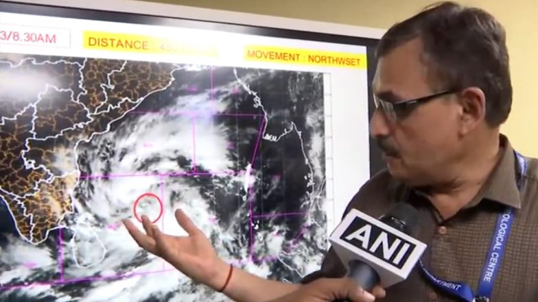 Cyclone Michaung Update: Depression Likely To Reach West Central Bay of South Andhra and North Tamil Nadu Coast by December 4, Says Weather Agency (Watch Video)