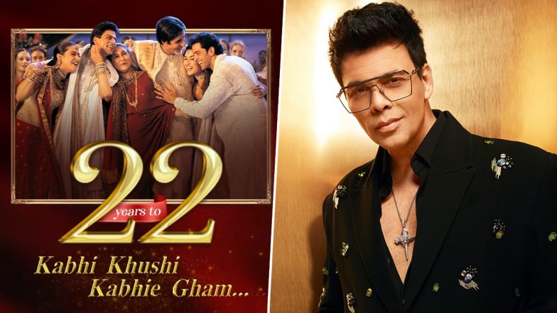 22 Years of K3G: Karan Johar Shares Iconic Moments of Amitabh Bachchan, Shah Rukh Khan, Hrithik Roshan and Others on Kabhi Khushi Kabhie Gham’s 22nd Anniversary (Watch Video)