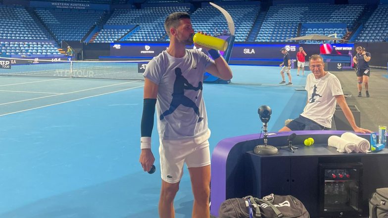 Novak Djokovic Arrives in Perth Ahead of United Cup 2023–24 Debut for Serbia