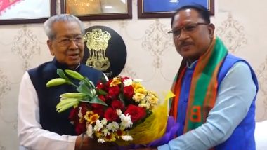 Chhattisgarh: BJP Picks Tribal Face Vishnu Deo Sai As State CM; Governor Biswabhusan Harichandan Invites Him To Form Govt (Watch Video)