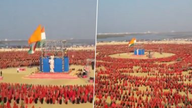 Gujarat: 37,000 Women From Ahir Community Perform Maha Raas in Dwarka (Watch Video)