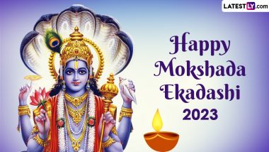 Mokshada Ekadashi 2023 Wishes: WhatsApp Status Messages, Images, HD Wallpapers and SMS for the Day Dedicated to Worshipping Lord Krishna