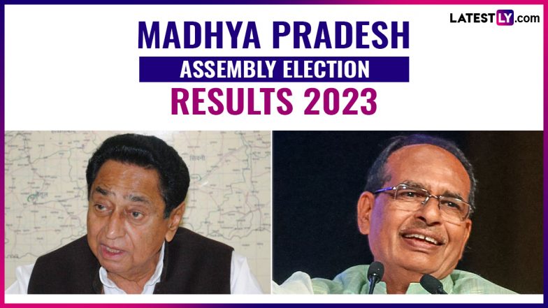 Madhya Pradesh Assembly Election Result 2023: BJP Ahead on Four Seats and Congress in Two, Counting of Votes Underway