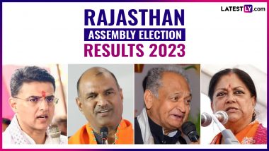 Rajasthan Election Results 2023 Live Streaming on India Today: Watch Live News Updates on Counting of Votes for Vidhan Sabha Polls