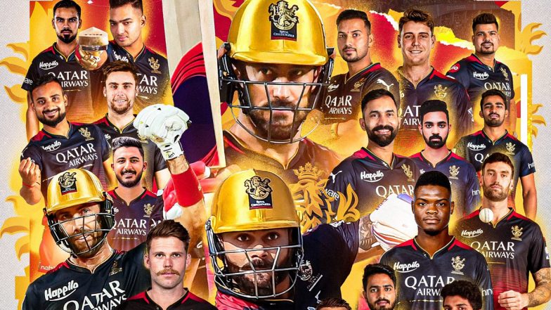 IPL Auction 2024: Royal Challengers Bangalore Captain Faf du Plessis Targets Improvement at Home Ground After They Strengthen Bowling Unit