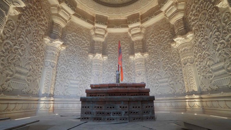 Ram Temple Trust Releases Photos Showing Current Status of Construction Work (See Pics and Video)