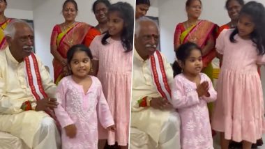 PM Narendra Modi Praises Haryana Governor Bandaru Dattatreya’s Granddaughter for Reciting Poem, Calls It ‘Creative and Adorable’ (Watch Video)