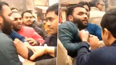 Meerut Nagar Nigam Brawl Video: Punches, Slaps Rain as Councillors Engage in Fight, Clip Goes Viral