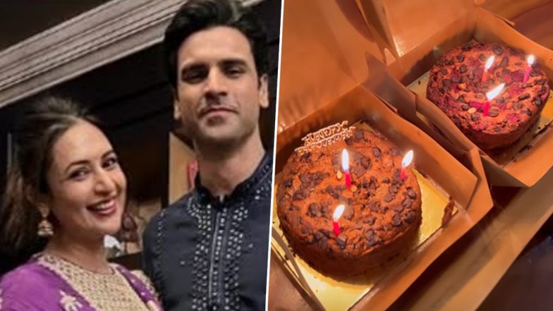 Divyanka Tripathi Birthday: Hubby Vivek Dahiya Gives a Glimpse of Their Late-Night Celebration (View Pic)