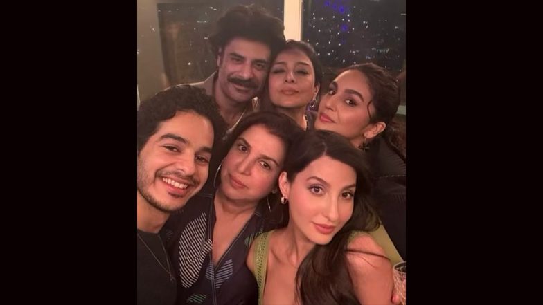 Tabu Poses With Farah Khan, Nora Fatehi, Ishaan Khatter and Huma Qureshi As She Posts Photo From Her House Party!