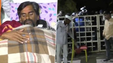 Manoj Jarange Patil Hospitalised: Maratha Quota Protest Leader's Health Deteriorates, Rushed to Ambajogai Thorat Hospital in Beed (Watch Video)