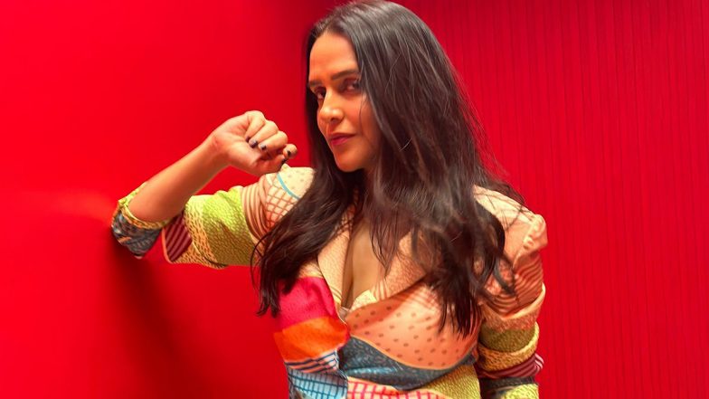 Neha Dhupia Wraps Up 2023 With Refreshing Workout Session, Flaunts Curves in Latest Instagram Story (View Pic)