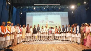 Madhya Pradesh Cabinet Expansion: Kailash Vijayvargiya, Prahlad Patel Among 28 MLAs Sworn In As Ministers Led by CM Mohan Yadav (Watch Video)