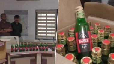 Gujarat Ayurvedic Syrup Case: Police Raids Various Places Across Surat, 2,195 Bottles of Toxic Syrup Seized (Watch Videos)