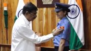 Mizoram: Squadron Leader Manisha Padhi Becomes India’s First Woman Indian Armed Forces Officer to be Appointed as ADC to Governor (Watch Video)