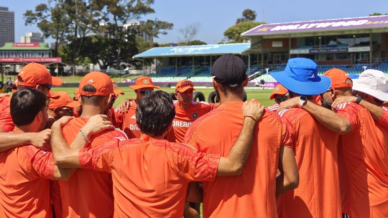 Indian Cricket Team Begin Preparations for First T20I Against South Africa in Durban (See Pic)