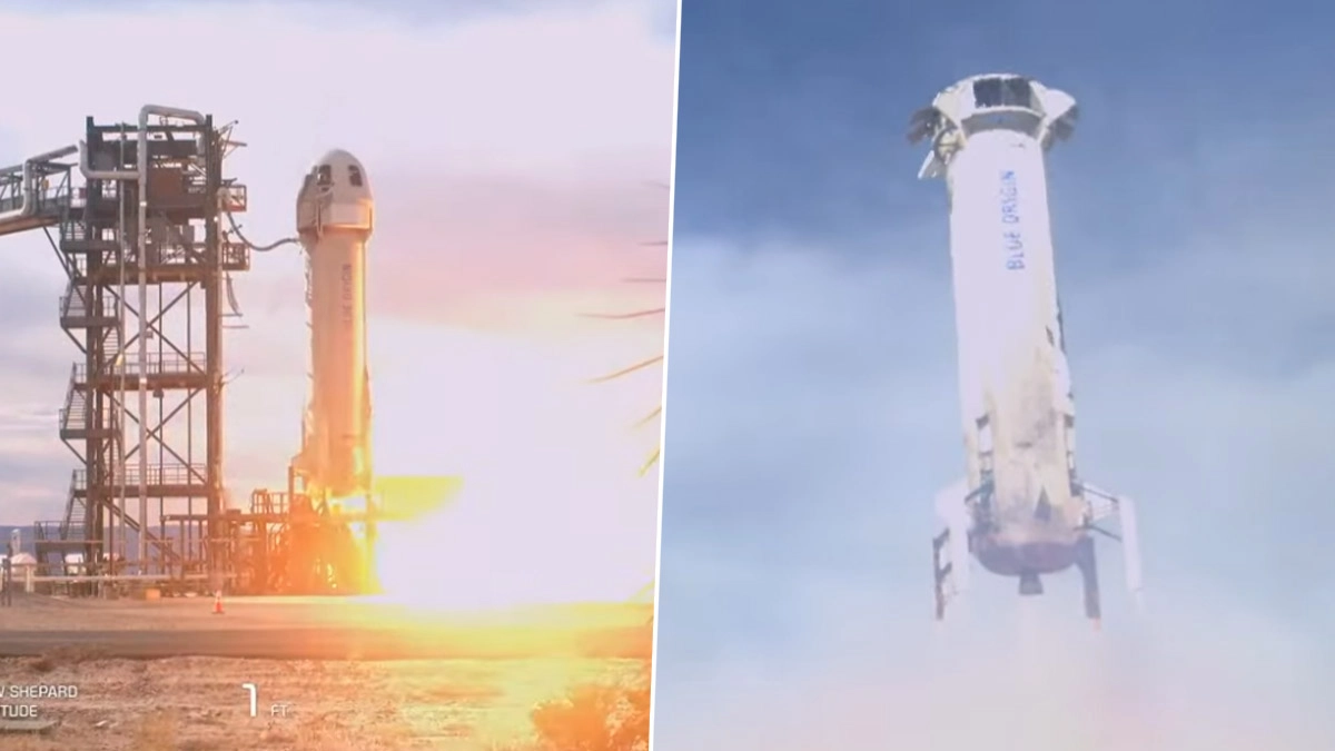 Science News | Blue Origin Launches and Recovers New Shepard Booster