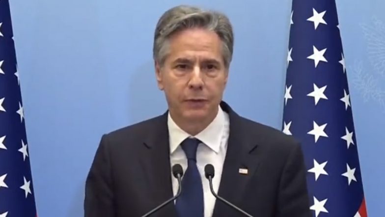 Israel-Hamas Ceasefire Deal: ‘Immediate Focus Is to Extend the Pause; Continue to Get More Hostages Out of Gaza,’ Says US State Secretary Antony Blinken (Watch Video)