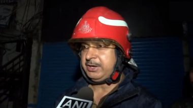 Delhi Fire Video: Massive Blaze Erupts at Auto Spare Parts Warehouse in Kashmere Gate, Seven Fire Tenders Deployed