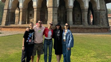 Dua Lipa Visits Humayun’s Tomb and Bangla Sahib Gurdwara With Family in Delhi (View Pics)