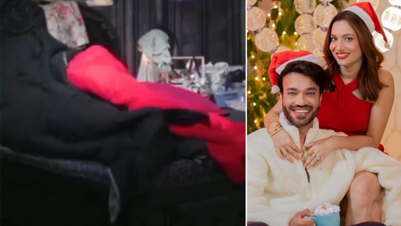 Bigg Boss 17: Ankita Lokhande and Vicky Jain Get Cozy on Camera Infuriating Fans (Watch Video)
