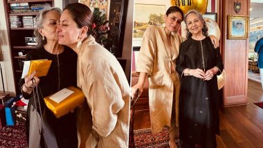 Kareena Kapoor Celebrates Mother-in-Law Sharmila Tagore’s Birthday With Sweet Moments and Adorable Clicks Featuring Taimur Ali Khan! (View Pics)