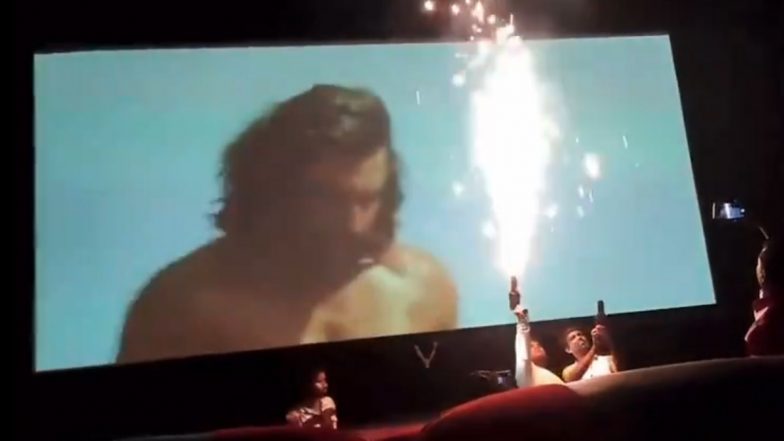 Animal: Ranbir Kapoor Fans Burst Crackers in Theatre After Salman Khan Fans Did Something During Tiger 3 (Watch Video)