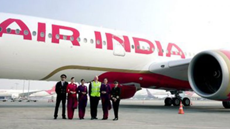 Air India’s First Wide-Body A350-900 Aircraft Lands at Indira Gandhi International Airport in Delhi (See Pics and Video)