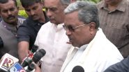 Bengaluru Schools Bomb Threat: ‘I Have Instructed the Police To Inspect the Schools and Enhance Security’ Says Karnataka CM Siddaramaiah