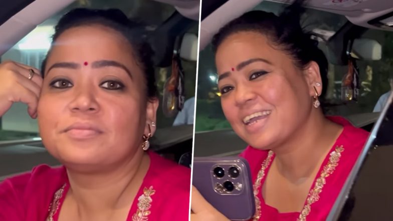 Bharti Singh Steps Out in ‘No Makeup Look’, Chats With Paps Who Says ‘Bina Makeup Ke Achhe Lagte Ho’ (Watch Video)