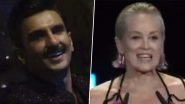 Sharon Stone Presents Award to Ranveer Singh at Red Sea International Festival, Calls Him &lsquo;All-Rounder Creative Genius&rsquo; (Watch Video)