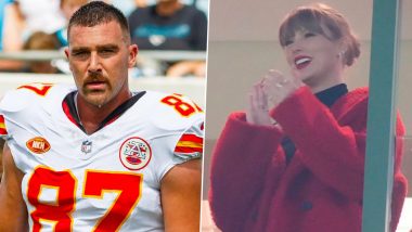 Taylor Swift Spotted Cheering for Her Rumoured Beau Travis Kelce at Packers-Chiefs Game in Wisconsin (Watch Video)