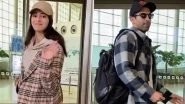 Rumoured Lovebirds Adtiya Roy Kapur and Ananya Panday Head Out of Mumbai for New Year Celebrations (See Video)