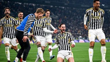 Serie A 2023–24: Juventus Beats Roma To Close on Italian League Leader Inter Milan; Christian Pulisic Helps AC Milan Win Against Sassuolo