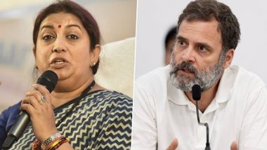 Rahul Gandhi Ignored Development of Amethi but Built Guest House for Himself, Says Union Minister Smriti Irani