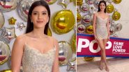 Shanaya Kapoor Shines Bright in Embellished Bodycon Dress With a Plunging Neckline and Glitzy Heels (Watch Video)