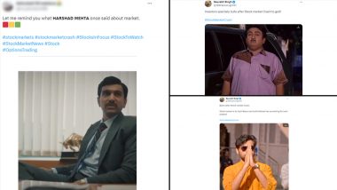 Stock Market Crash Funny Memes and Jokes Go Viral as Sensex, Nifty Tumble After Hitting All-Time High