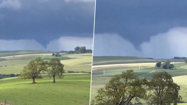 Brazil Tornado Video: Panic Ensues in Santana do Livramento As Massive Tornado Takes Shape (Watch Video)