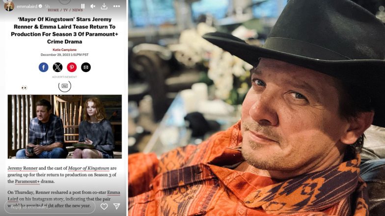 Mayor of Kingstown Season 3: Jeremy Renner Shares Exciting Update Returns to Work One Year After Snowplow Accident