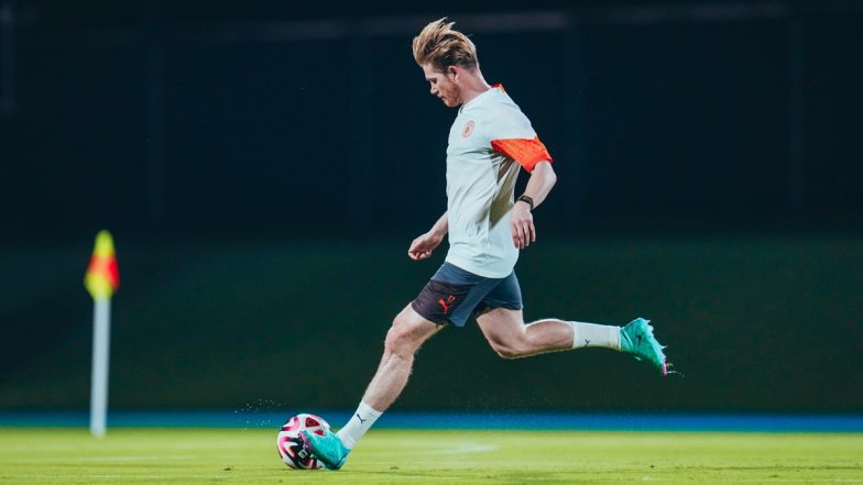 Kevin De Bruyne Back in Training Ahead of Manchester City vs Urawa Red Diamonds FIFA Club World Cup 2023 Semi-Final (See Pics)