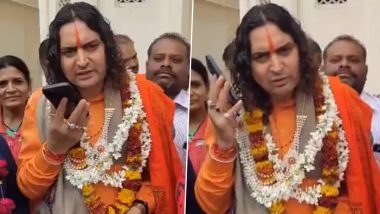 Balmukundachary, Newly-Elected BJP MLA in Rajasthan's Hawa Mahal, Orders Officials to Shut Down 'Illegal' Street Vendors Selling Non-Veg Food in Open (Watch Video)