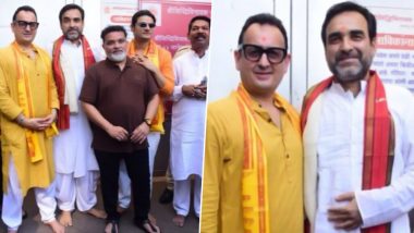 Mai Atal Hoon Actor Pankaj Tripathi Visits Siddhivinayak Temple on Vajpayee’s 99th Birth Anniversary (View Pics)