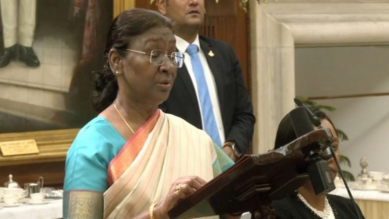 President Droupadi Murmu Accepts Resignations of Narendra Singh Tomar, Prahlad Patel and Renuka Saruta From Union Council of Ministers