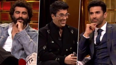 Koffee With Karan 8: Karan Johar's Next Guests are Arjun Kapoor and Aditya Roy Kapur; Host Questions ARK About His Rumoured Romance With Ananya Panday, Here's How He Responded! (Watch Video)