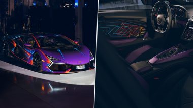 Lamborghini Revuelto Opera Unica Unveiled at Art Basel Miami Beach 2023, Check Pics of New Highly-Customised Version of Revuelto