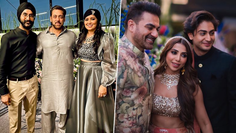 Salman Khan, Arhaan and Others Happily Pose at Arbaaz Khan-Sshura Khan’s Wedding (See Pics)