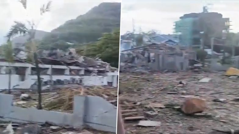 Seychelles Blast: President Wavel Ramkalawan Declares Emergency After Explosion at Explosives Depot (Watch Video)